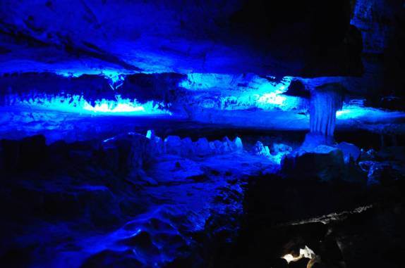 A caverna de Ruby Falls, na Georgia - EUA